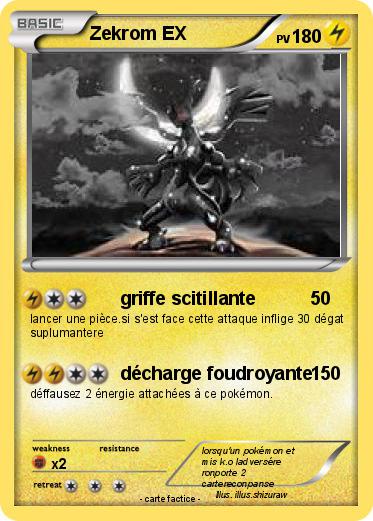 Pokemon Zekrom EX