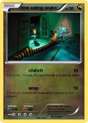 Pokemon tree eating snake