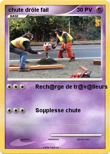 Pokemon chute drôle fail