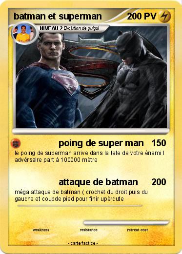Pokemon batman et superman