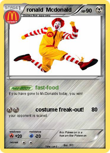 Pokemon ronald  Mcdonald