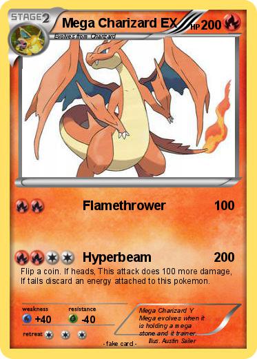 Pokemon Mega Charizard EX