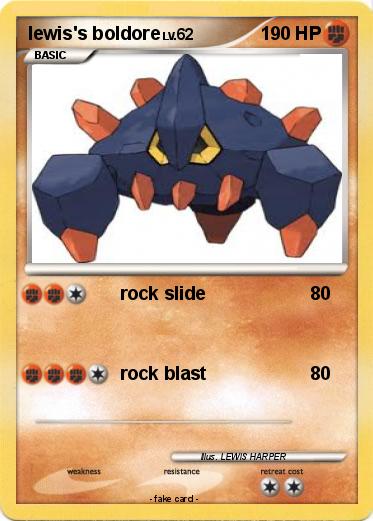 Pokemon lewis's boldore
