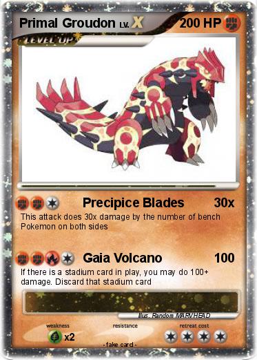 Pokemon Primal Groudon