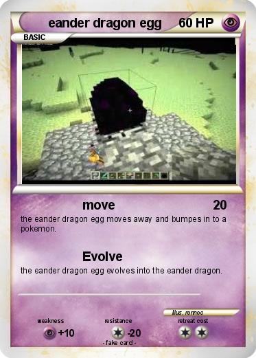 Pokemon eander dragon egg