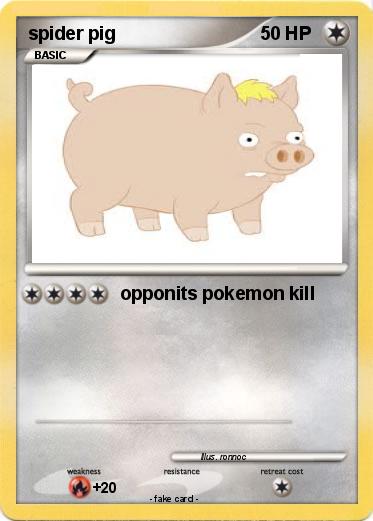 Pokemon spider pig