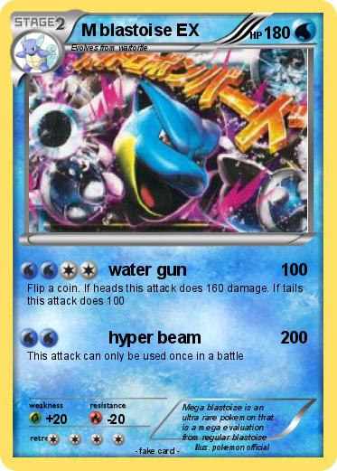 Pokemon M blastoise EX