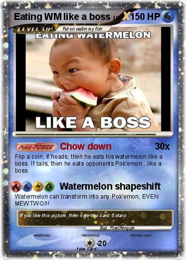 Pokemon Eating WM like a boss