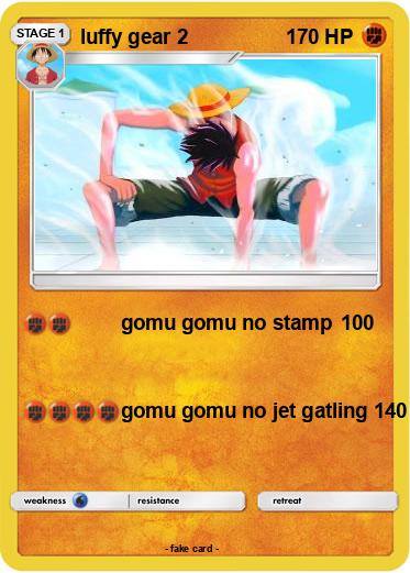 Pokemon luffy gear 2