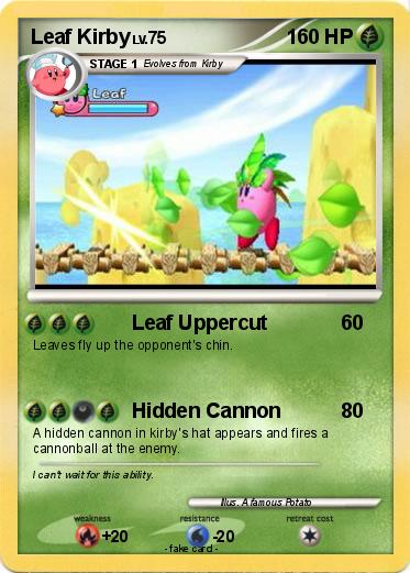 Pokemon Leaf Kirby