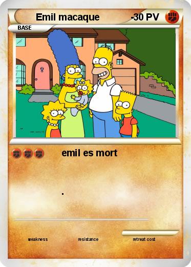 Pokemon Emil macaque            -