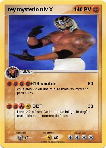 Pokemon rey mysterio niv X
