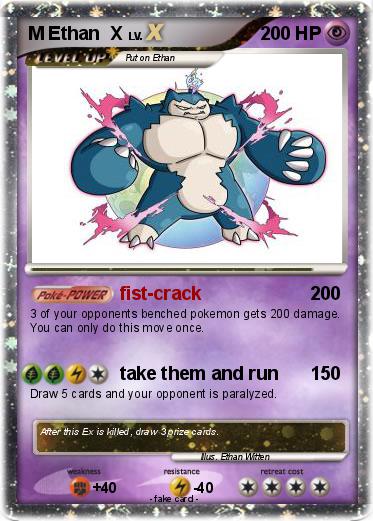 Pokemon M Ethan  X