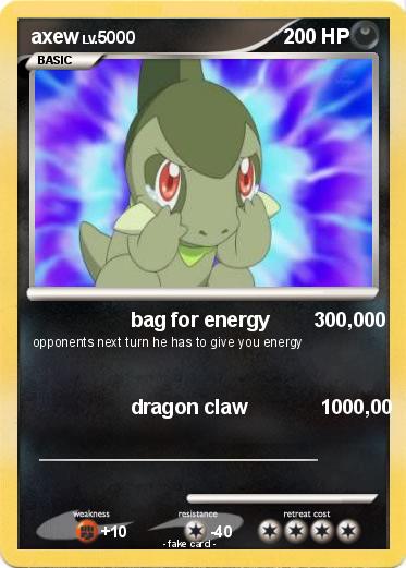 Pokemon axew