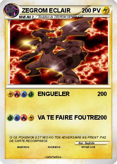 Pokemon ZEGROM ECLAIR