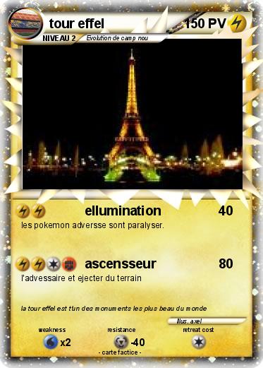 Pokemon tour effel