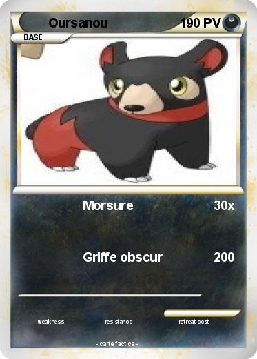 Pokemon Oursanou