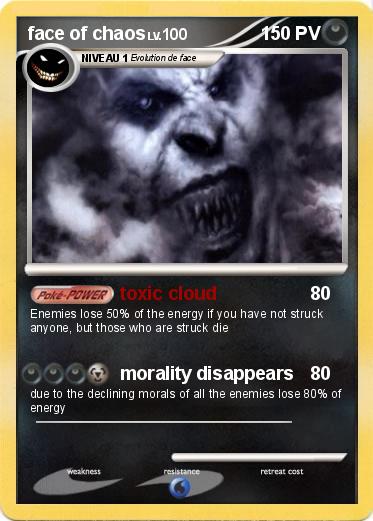 Pokemon face of chaos
