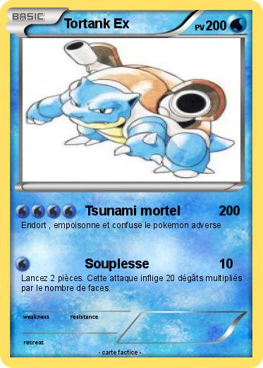 Pokemon Tortank Ex