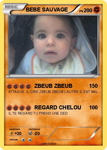 Pokemon BEBE SAUVAGE