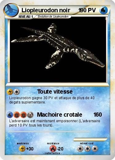 Pokemon Liopleurodon noir     1