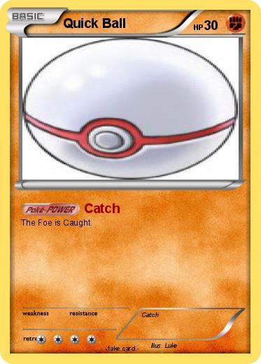 Pokemon Quick Ball