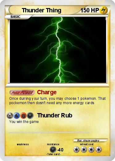 Pokemon Thunder Thing