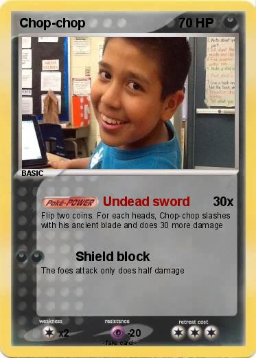 Pokemon Chop-chop
