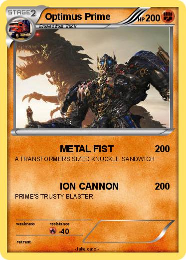 Pokemon Optimus Prime