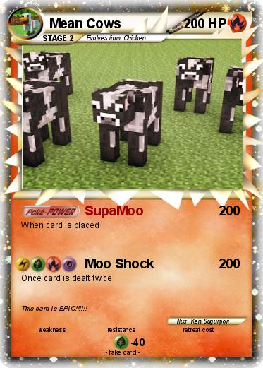 Pokemon Mean Cows