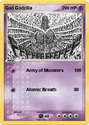 Pokemon God Godzilla