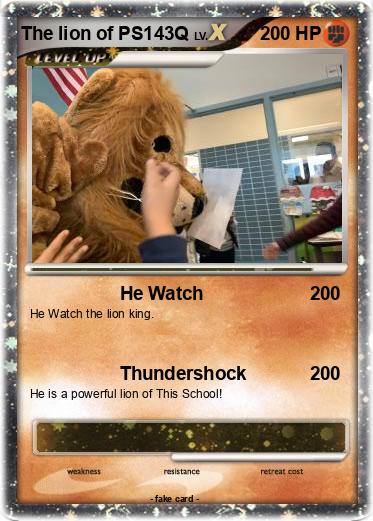 Pokemon The lion of PS143Q