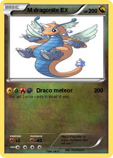 Pokemon M dragonite EX