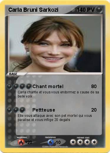 Pokemon Carla Bruni Sarkozi