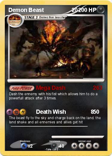 Pokemon Demon Beast                  20