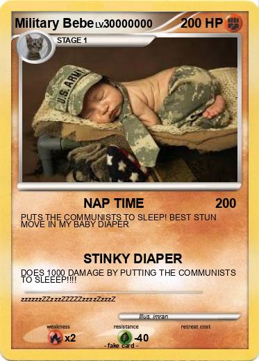 Pokemon Military Bebe