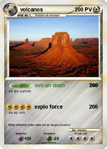 Pokemon volcanos