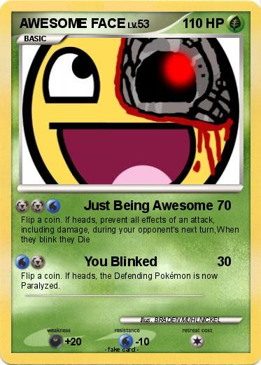 Pokemon AWESOME FACE