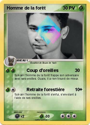 Pokemon Homme de la forêt