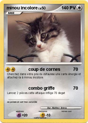 Pokemon minou incolore