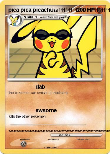 Pokemon pica pica picachu