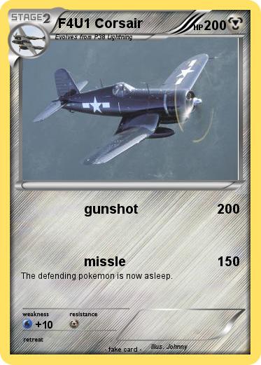 Pokemon F4U1 Corsair