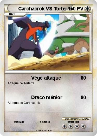 Pokemon Carchacrok VS Torterra