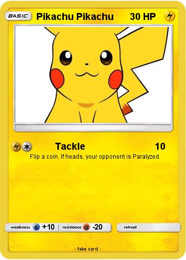 Pokemon Pikachu Pikachu