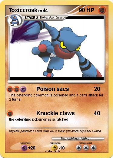 Pokemon Toxiccroak