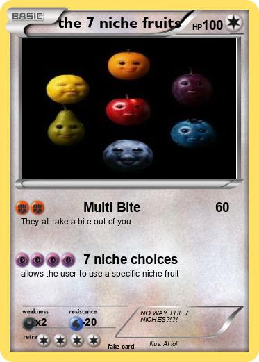 Pokemon the 7 niche fruits