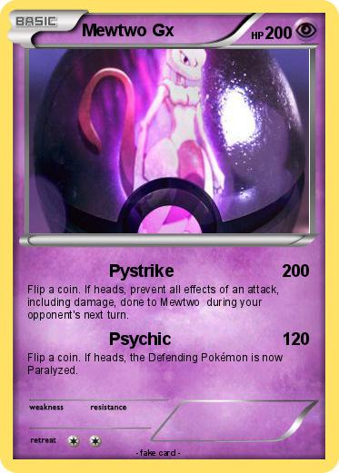 Pokemon Mewtwo Gx