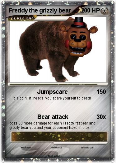 Pokemon Freddy the grizzly bear