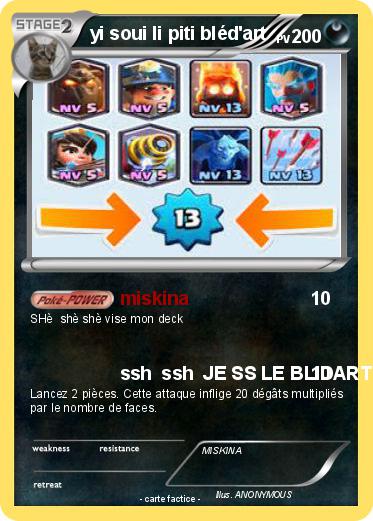 Pokemon yi soui li piti bléd'art