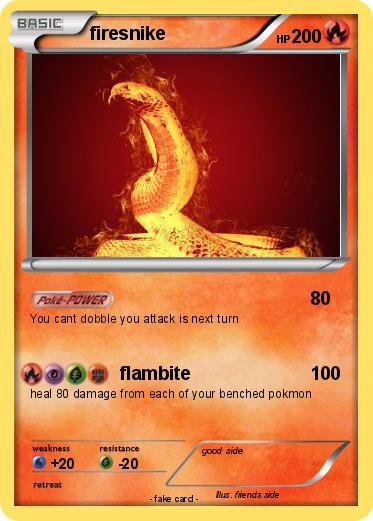 Pokemon firesnike